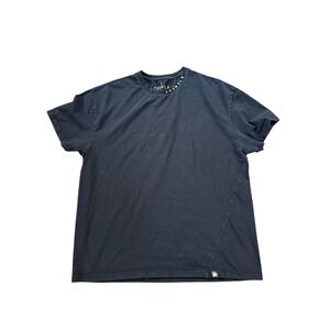 YOUNGLA LOS ANGELES Mens Black T Shirt Graphic Tee Size Medium